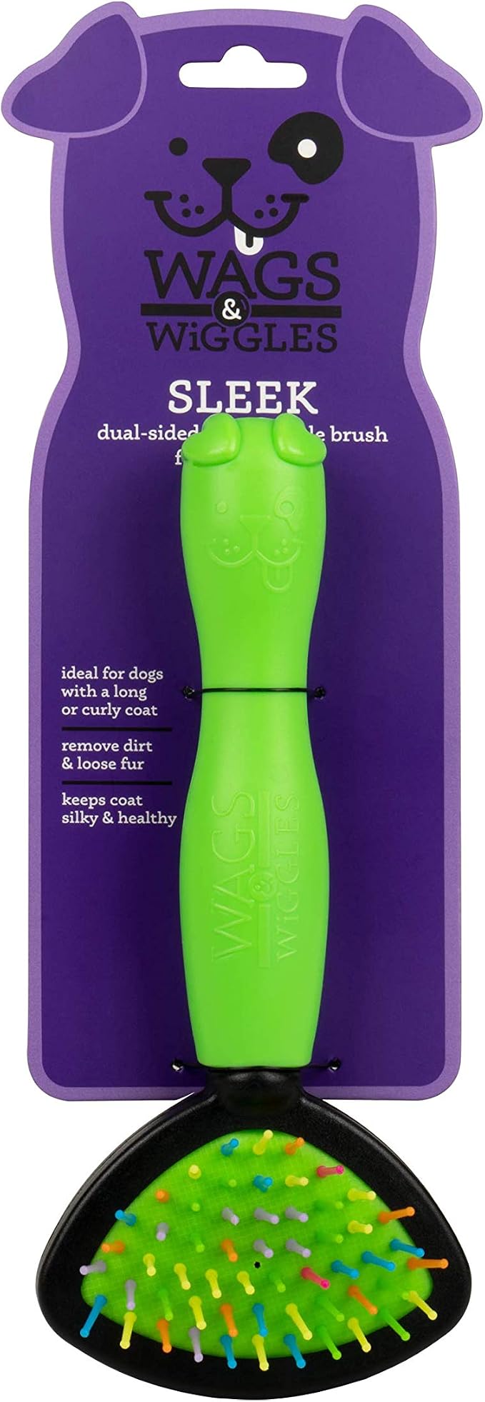 Two-Sided Brush for Small and Long-Haired Dogs